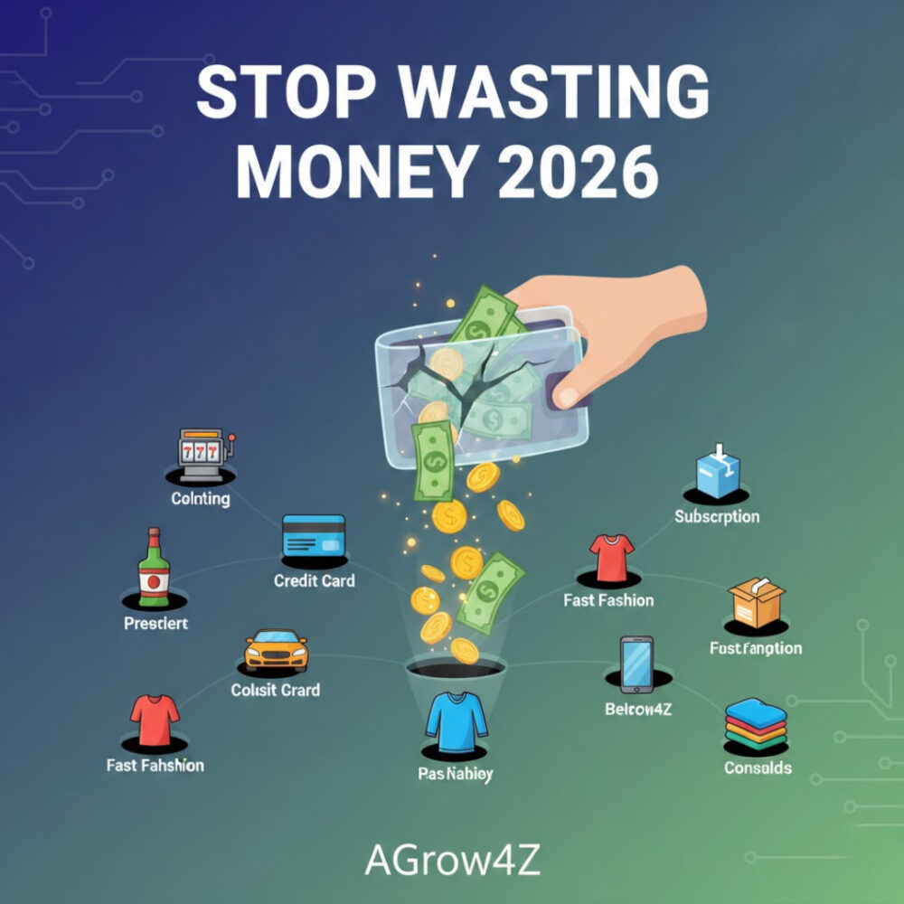 Stop Wasting Money 2026: 8 ways money drains from wallet.